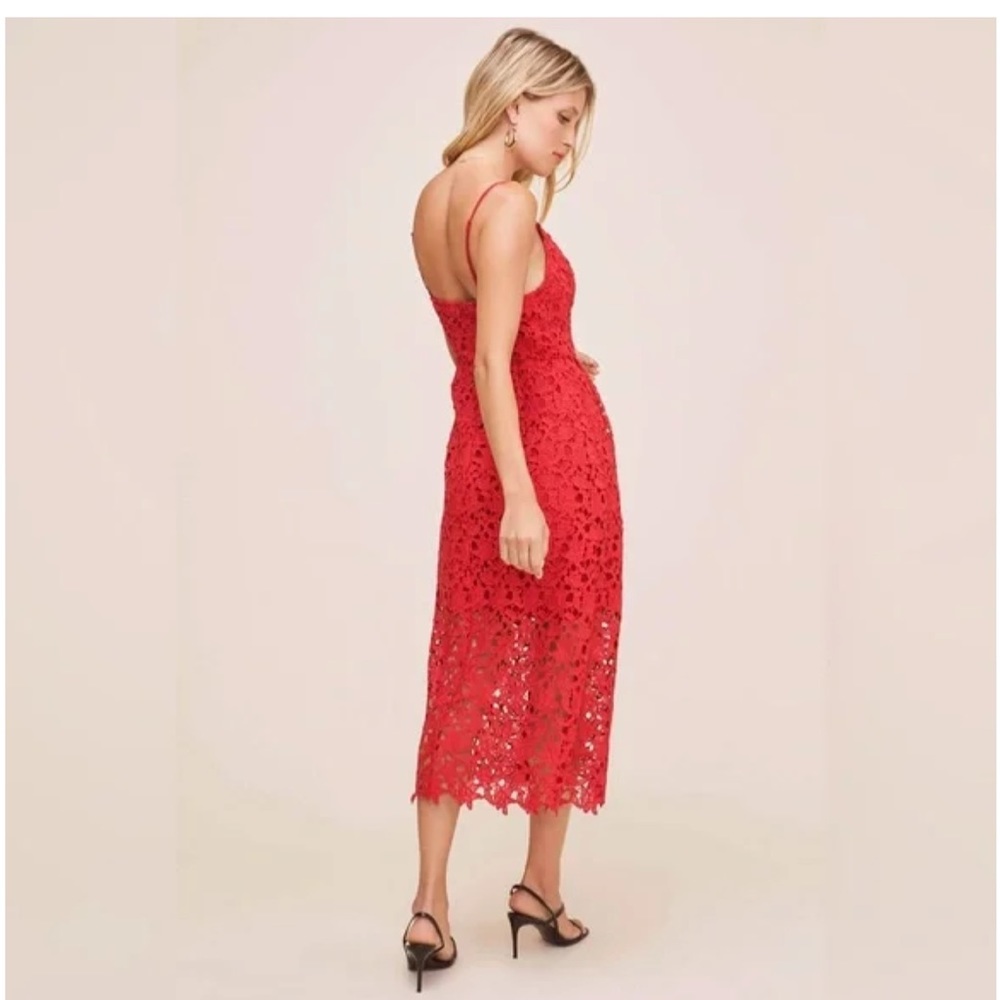 COPY - ASTR the label, red label red  A Line dress